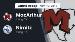 Recap: MacArthur  vs. Nimitz  2017