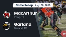 Recap: MacArthur  vs. Garland  2018