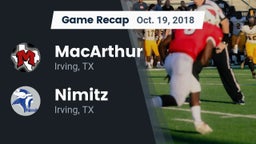 Recap: MacArthur  vs. Nimitz  2018