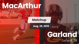 Matchup: MacArthur vs. Garland  2019