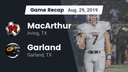 Recap: MacArthur  vs. Garland  2019