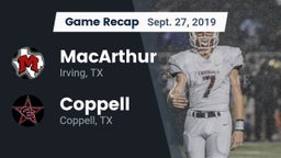 Recap: MacArthur  vs. Coppell  2019