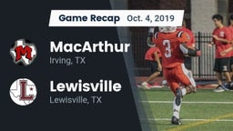 Recap: MacArthur  vs. Lewisville  2019