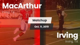 Matchup: MacArthur vs. Irving  2019
