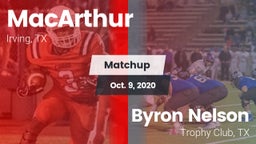 Matchup: MacArthur vs. Byron Nelson  2020