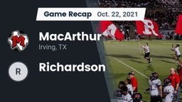 Recap: MacArthur  vs. Richardson 2021