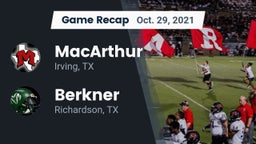 Recap: MacArthur  vs. Berkner  2021