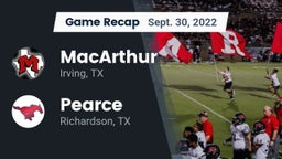 Recap: MacArthur  vs. Pearce  2022