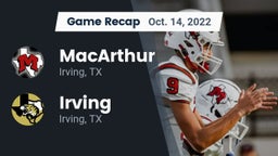 Recap: MacArthur  vs. Irving  2022