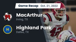 Recap: MacArthur  vs. Highland Park  2022