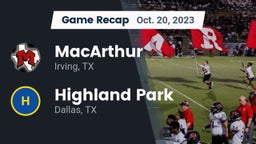 Recap: MacArthur  vs. Highland Park  2023