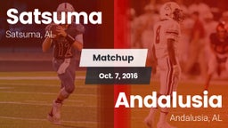 Matchup: Satsuma  vs. Andalusia  2016