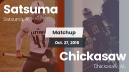 Matchup: Satsuma  vs. Chickasaw  2016