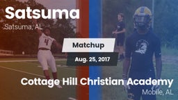 Matchup: Satsuma  vs. Cottage Hill Christian Academy 2017