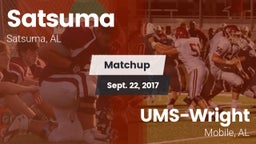 Matchup: Satsuma  vs. UMS-Wright  2017