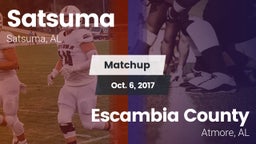 Matchup: Satsuma  vs. Escambia County  2017