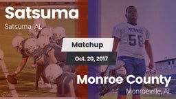 Matchup: Satsuma  vs. Monroe County  2017