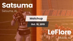 Matchup: Satsuma  vs. LeFlore  2019