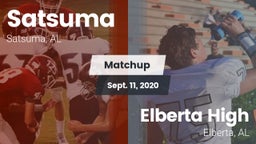 Matchup: Satsuma  vs. Elberta High  2020