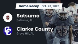 Recap: Satsuma  vs. Clarke County  2020