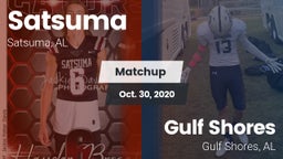 Matchup: Satsuma  vs. Gulf Shores  2020
