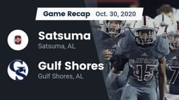 Recap: Satsuma  vs. Gulf Shores  2020
