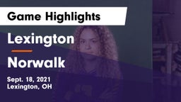 Lexington  vs Norwalk  Game Highlights - Sept. 18, 2021