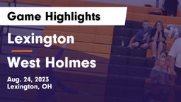 Lexington  vs West Holmes  Game Highlights - Aug. 24, 2023