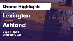 Lexington  vs Ashland  Game Highlights - Sept. 5, 2023