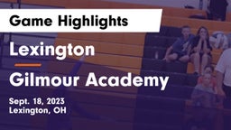 Lexington  vs Gilmour Academy  Game Highlights - Sept. 18, 2023