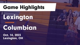 Lexington  vs Columbian  Game Highlights - Oct. 14, 2023