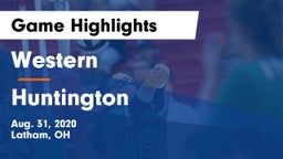 Western  vs Huntington  Game Highlights - Aug. 31, 2020
