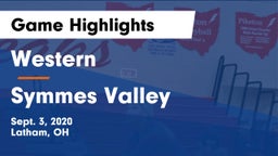 Western  vs Symmes Valley Game Highlights - Sept. 3, 2020