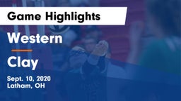 Western  vs Clay Game Highlights - Sept. 10, 2020