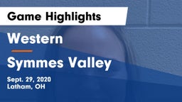 Western  vs Symmes Valley Game Highlights - Sept. 29, 2020