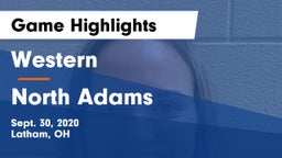 Western  vs North Adams Game Highlights - Sept. 30, 2020
