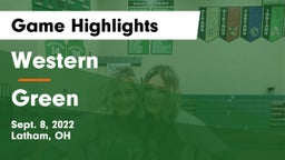 Western  vs Green  Game Highlights - Sept. 8, 2022