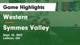 Western  vs Symmes Valley  Game Highlights - Sept. 22, 2022
