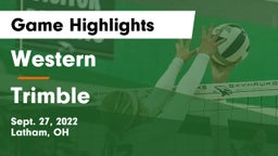 Western  vs Trimble  Game Highlights - Sept. 27, 2022