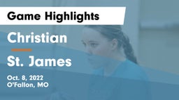 Christian  vs St. James  Game Highlights - Oct. 8, 2022