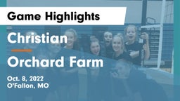 Christian  vs Orchard Farm  Game Highlights - Oct. 8, 2022