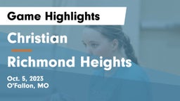 Christian  vs Richmond Heights  Game Highlights - Oct. 5, 2023