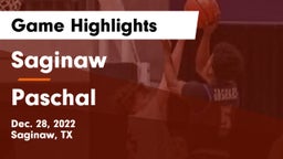 Saginaw  vs Paschal  Game Highlights - Dec. 28, 2022
