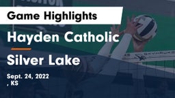 Hayden Catholic  vs Silver Lake Game Highlights - Sept. 24, 2022