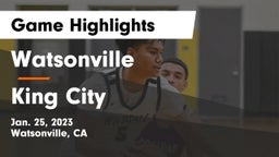 Watsonville  vs King City  Game Highlights - Jan. 25, 2023