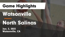 Watsonville  vs North Salinas Game Highlights - Jan. 3, 2023