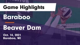 Baraboo  vs Beaver Dam  Game Highlights - Oct. 14, 2021