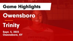 Owensboro  vs Trinity  Game Highlights - Sept. 5, 2023