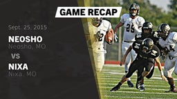 Recap: Neosho  vs. Nixa  2015