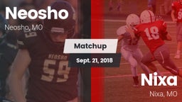 Matchup: Neosho  vs. Nixa  2018